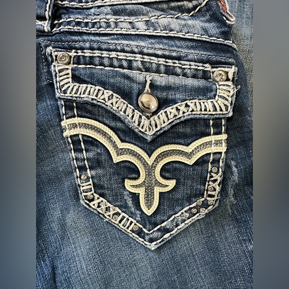 Women’s Rock Revival May Stretch Bootcut Jean Size 26 - Picture 5 of 7
